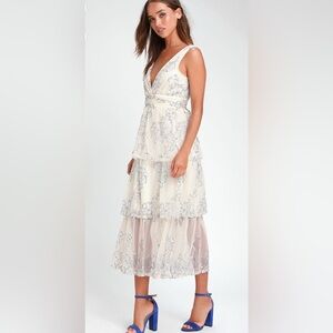 NWT- Midi Dress from Lulus